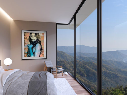 Blue Nude Pink by David Bromley 