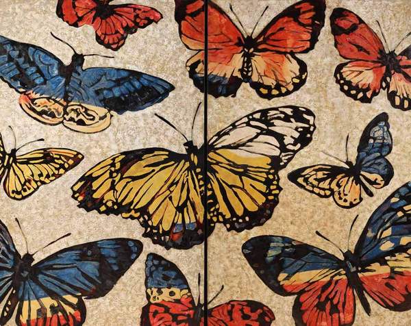 Lacquered Butterflies by David Bromley