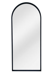Lauren Arched Top Mirror | Black timber frame