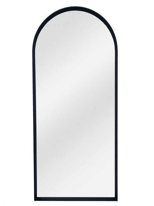 Lauren Arched Top Mirror | Black timber frame