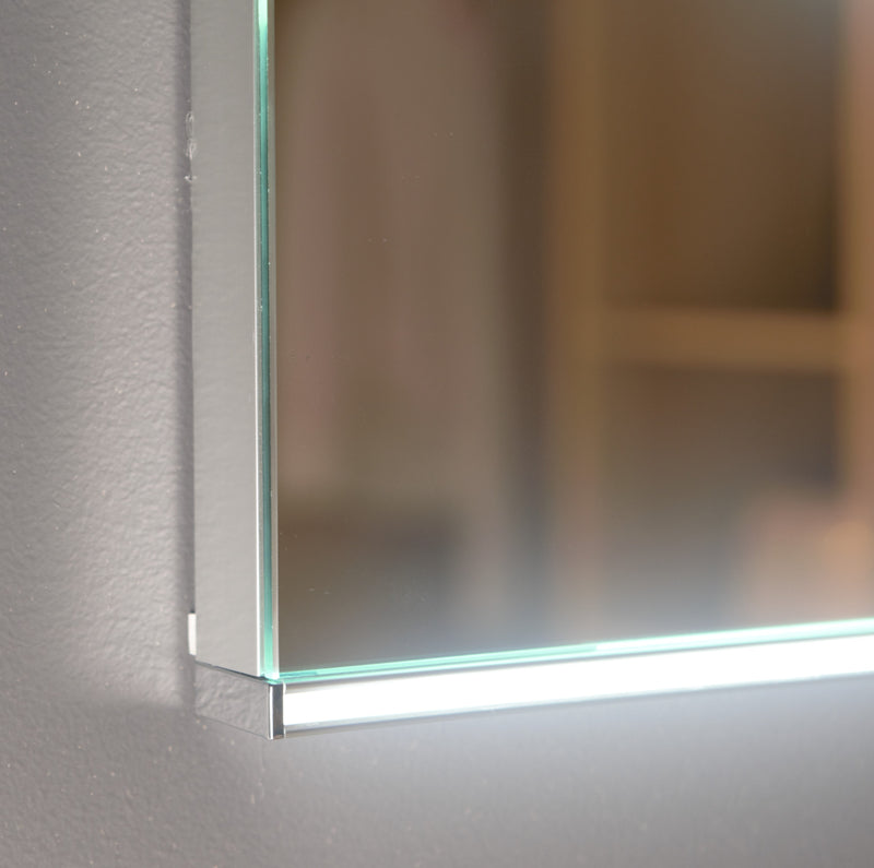 Illuminated Frontlit Rectangular Mirror
