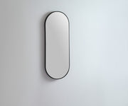 Oblong Metal Mirror | Matt Black 