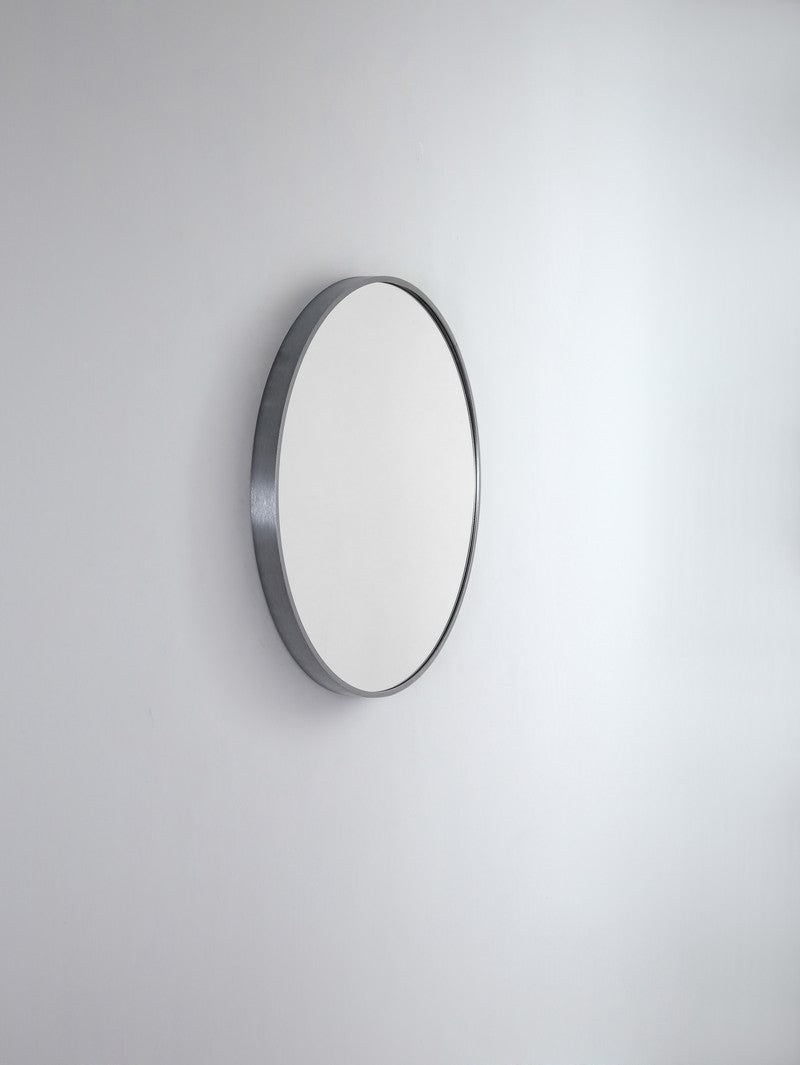 Round Metal Mirror | Gun Meal | 61 cm