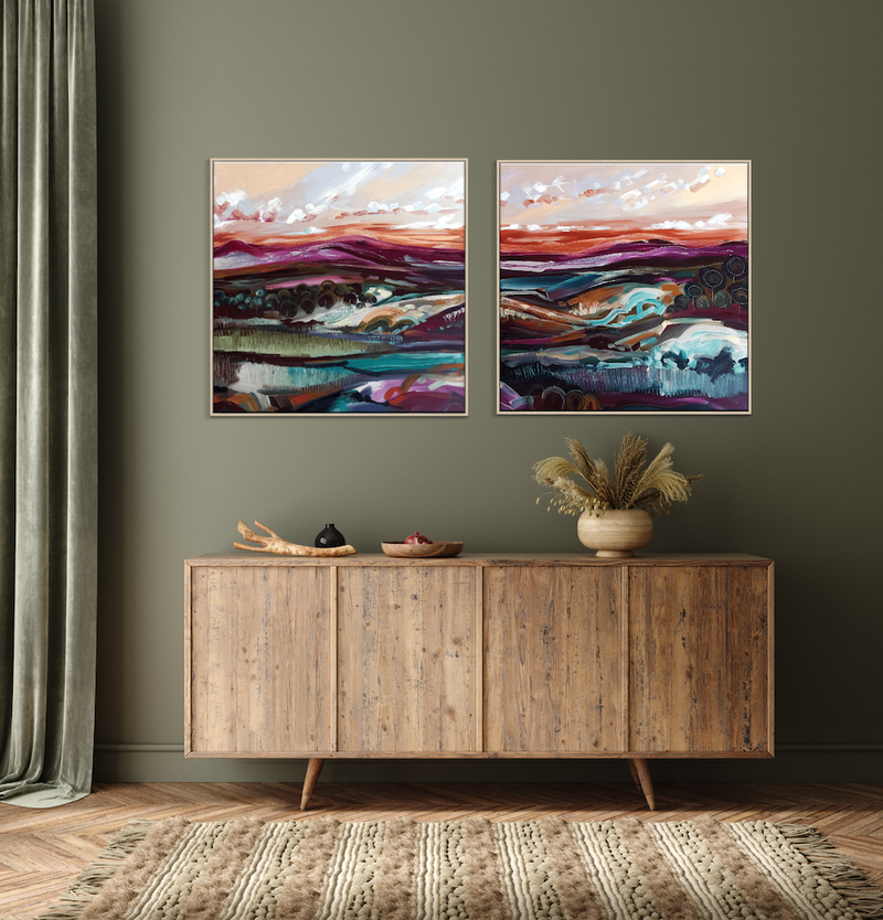Macedon Sunrise 1 | Framed Canvas Print