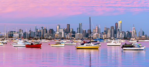 Photography | Melbourne Blush | Wide Format | by Nick Psomiadis