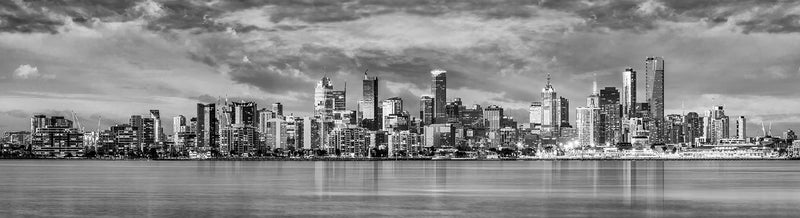Photography | Melbourne Mega Panorama BW | Nick Psomiadis 