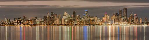 Photography | Melbourne Mega Panorama Dusk | Nick Psomiadis 