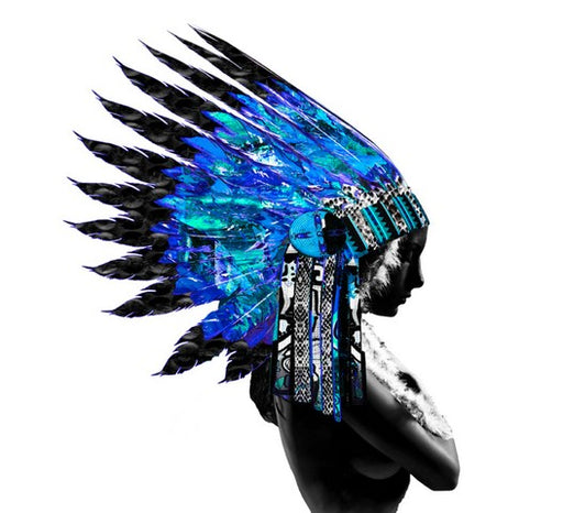 On Trend Image |  Native Blue Warrior | Print Decor, Melbourne