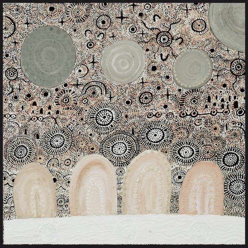 New Moon | Framed Canvas Print