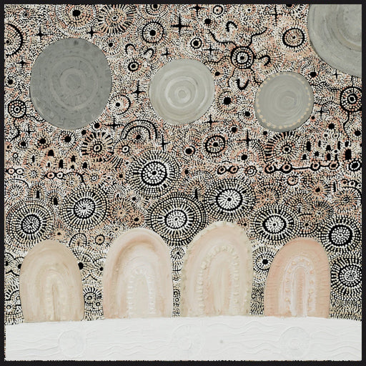 New Moon | Framed Canvas Print