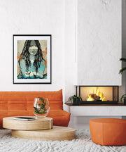 Nude with Flowers Silver by David Bromley 