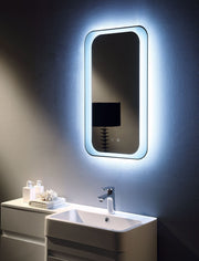 Curved Illuminated Mirror  | Vertical 