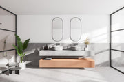 Oblong Metal Mirror, Large