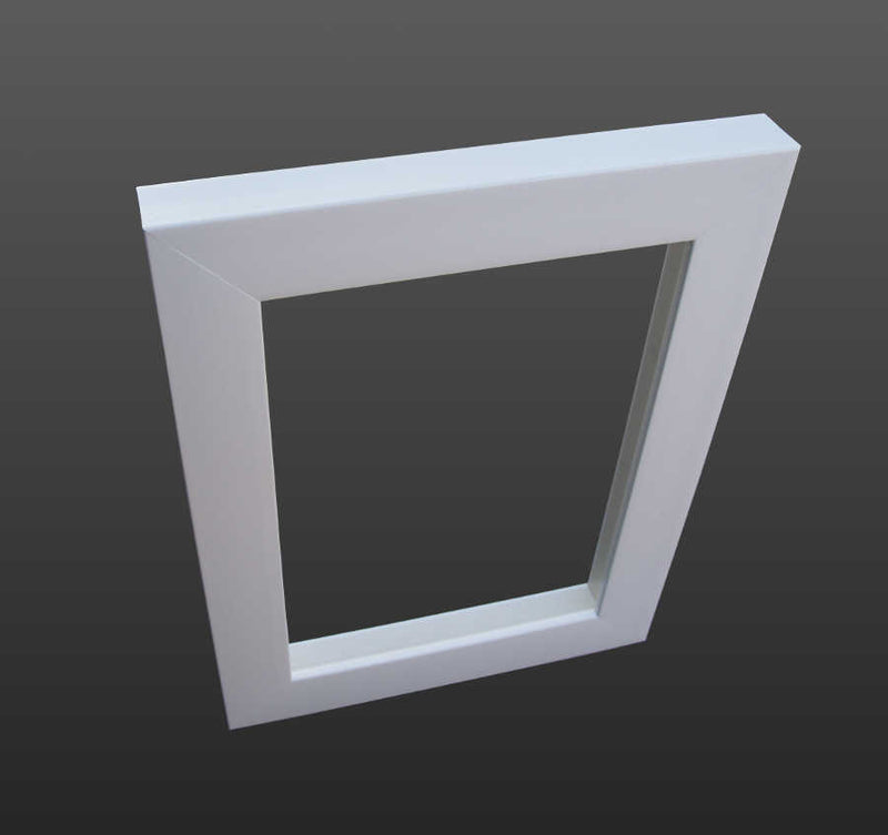 MODERN GEOMETRIC WHITE FRAME