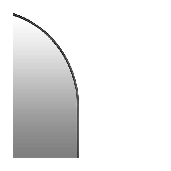 Pisa Arched Metal Mirror | Black