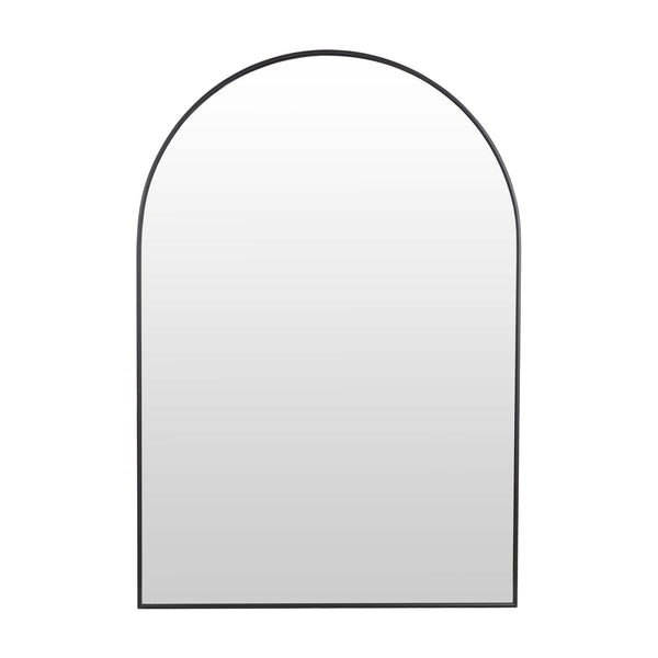 Lisa Arched Metal Mirror | Black