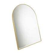 Lisa Arched Metal Mirror | Brass 