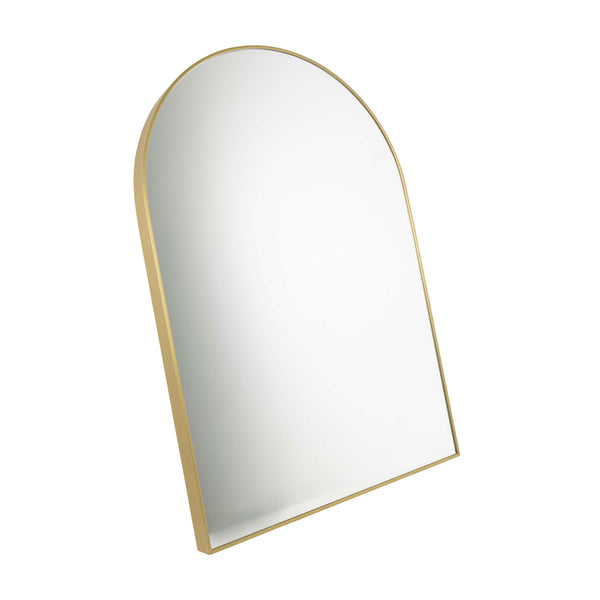 Lisa Arched Metal Mirror | Brass 