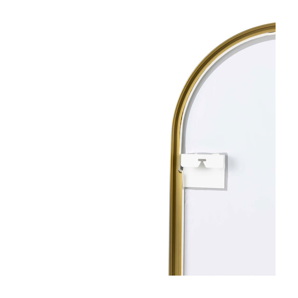 Lisa Arched Metal Mirror | Brass 