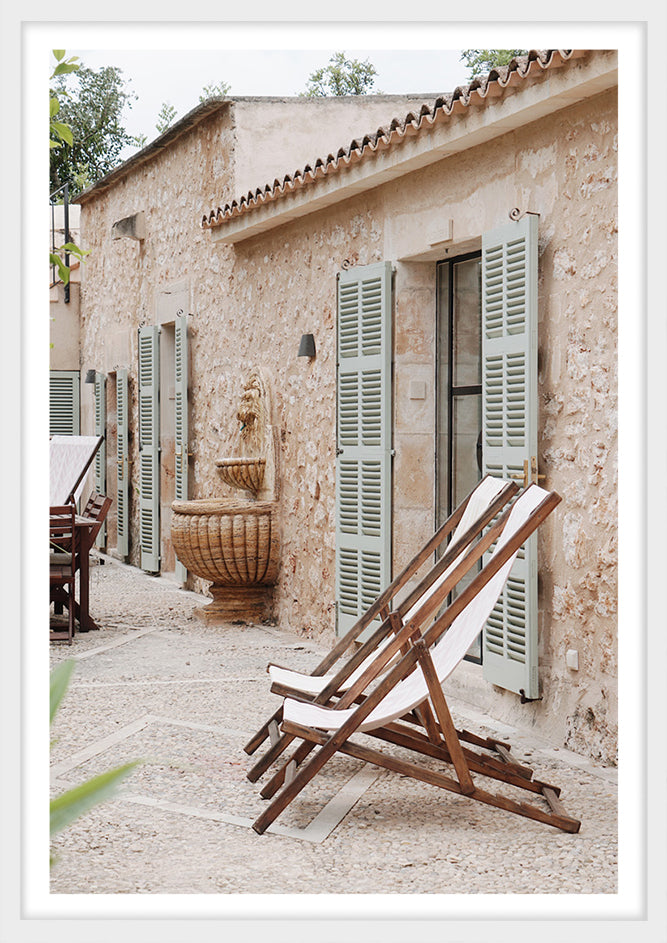 Tuscan Chairs | Framed Canvas