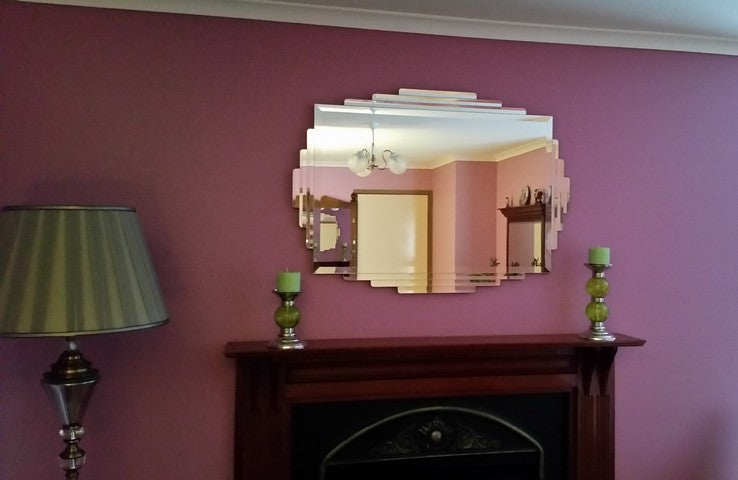 Rialto Art Deco Mirror | In Situ | Print Decor Mirrors Melbourne