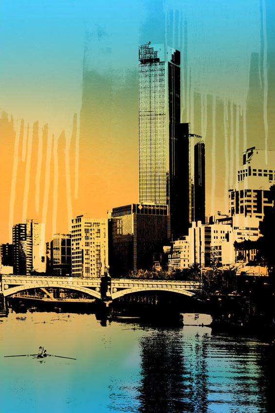 City On The Yarra (Aqua)