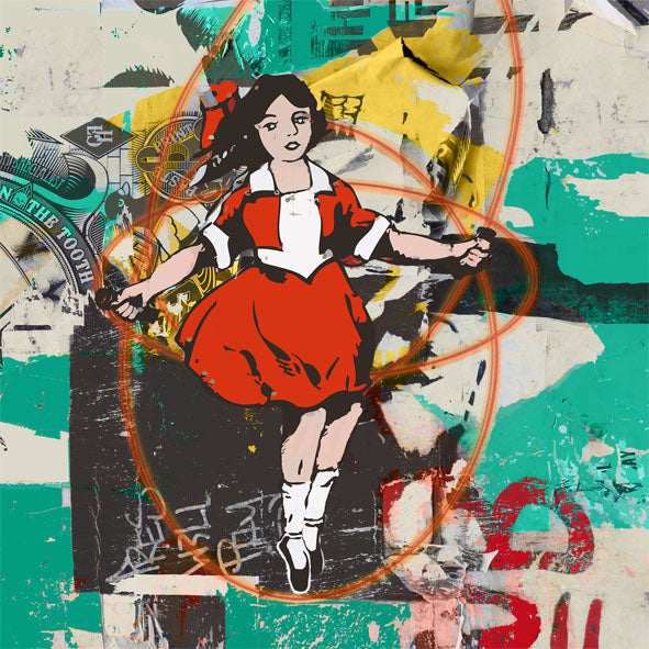 Jan Neil, Skipping Girl Aqua & Gold