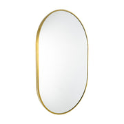 Sofia Oval Metal Mirror | Brass