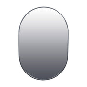 Sofia Oval Metal Mirror | Black