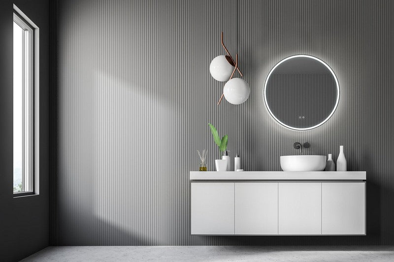 Round Backlit Mirror 60 cm, In Situ