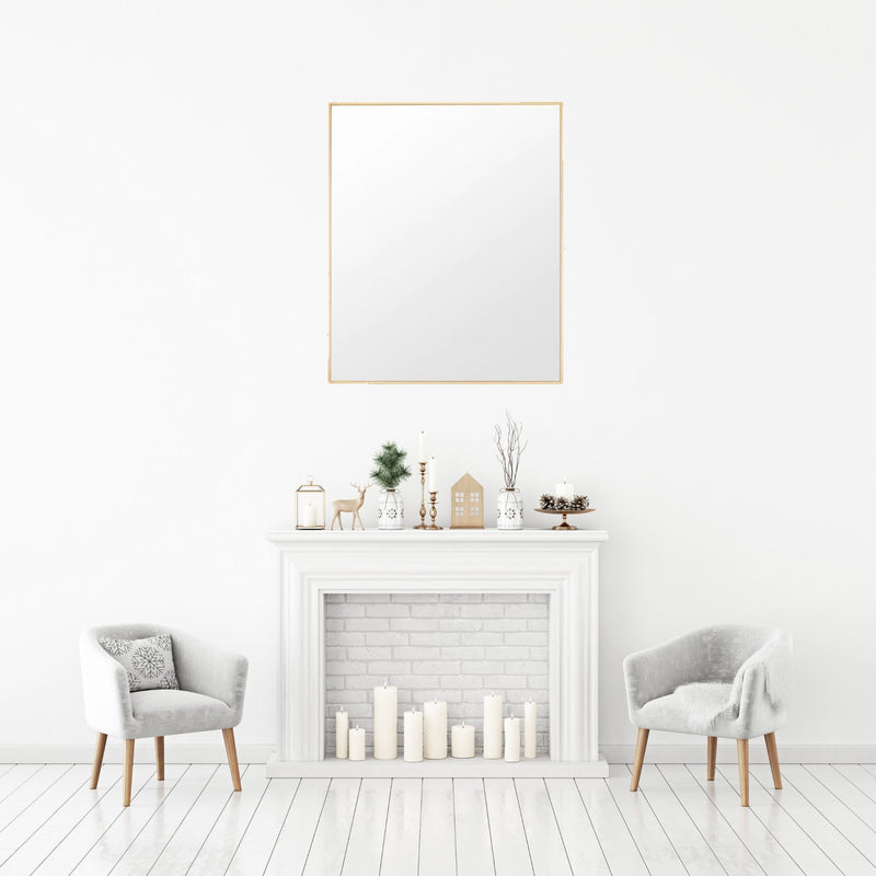 Stella Mirror over a fire place