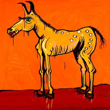 Steve Hart's Horse in Drag