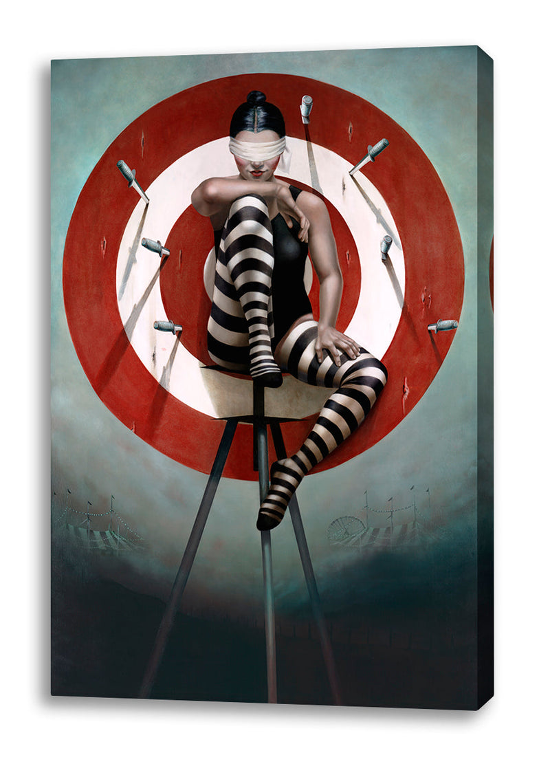Print Decor | Gill Del Mace | The Knife Thrower III | Canvas Print 