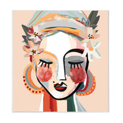 Terra Darling Framed Canvas | White Frame | Print Decor