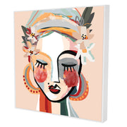 Terra Darling Framed Canvas | White Frame | Print Decor