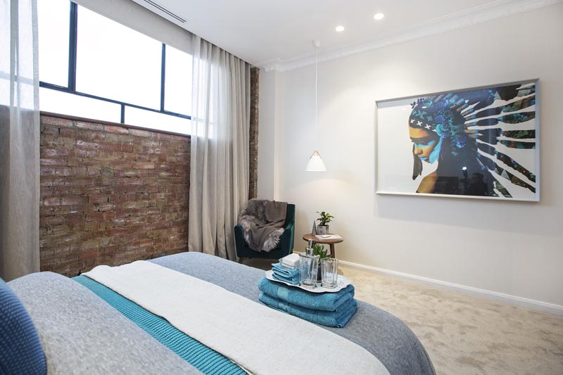 TV Show The Block 2016 | Chris & Kim's guest bedroom