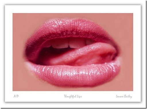 Thoughtful Lips by Lenore Bailey