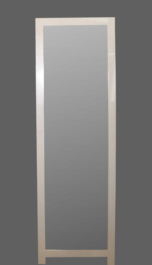 Print Decor | FREE STANDING FLAT WHITE MIRROR 4 CM FRAME