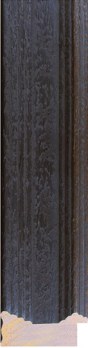 PRINT DECOR | VERMEER RUSTIC BLACK FRAME | DETAIL | 7 cm FRAME