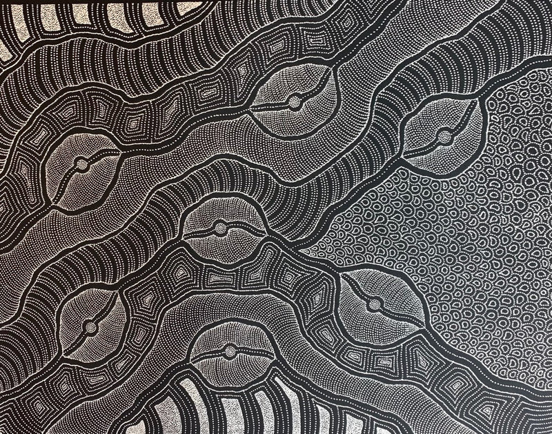 Sandhills and Riverbeds by Delvine Pitjara
