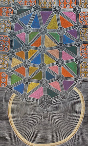 Goanna Dreaming by Debra McDonald Nangala