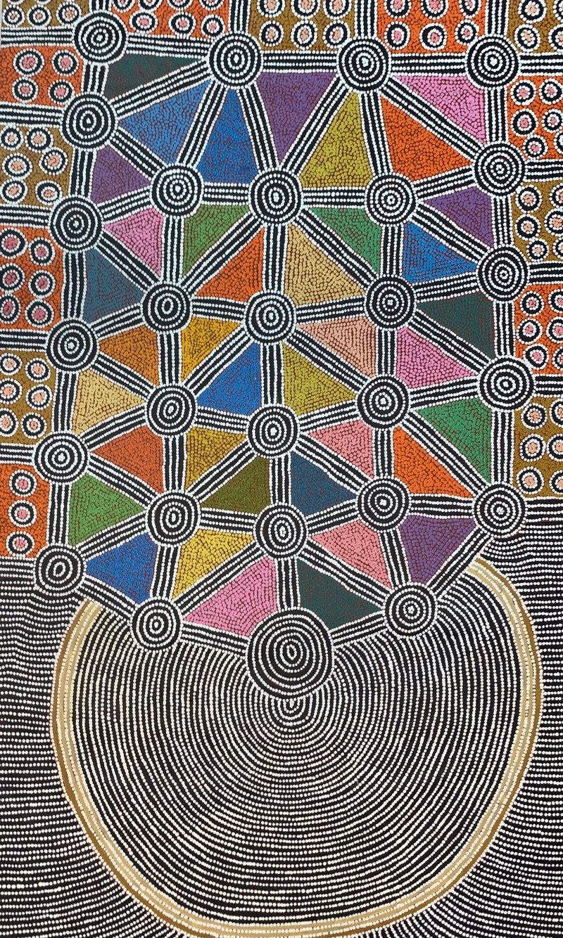 Goanna Dreaming by Debra McDonald Nangala