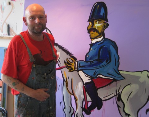 Artist Adam Cullen