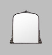 Audrey Black Small Mirror — 98 x 101 cm — front