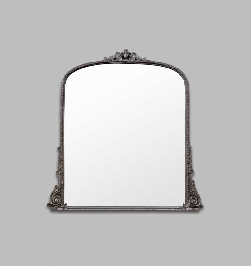 Audrey Black Small Mirror — 98 x 101 cm — front