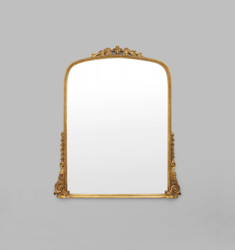 Hepburn Mirror | Brass Medium | Print Decor