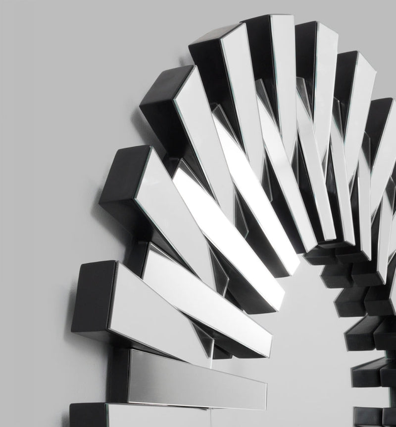Modern Sunburst Mirror | Detail | Print Decor