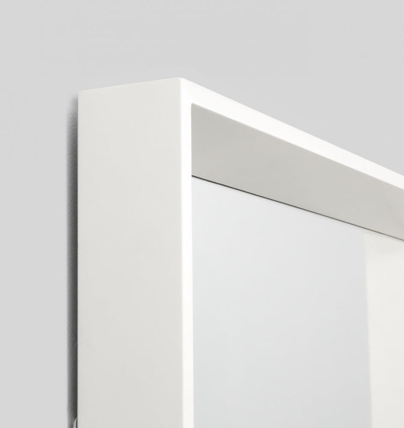 Austen Bright White Mirror | Detail | Print Decor Malvern