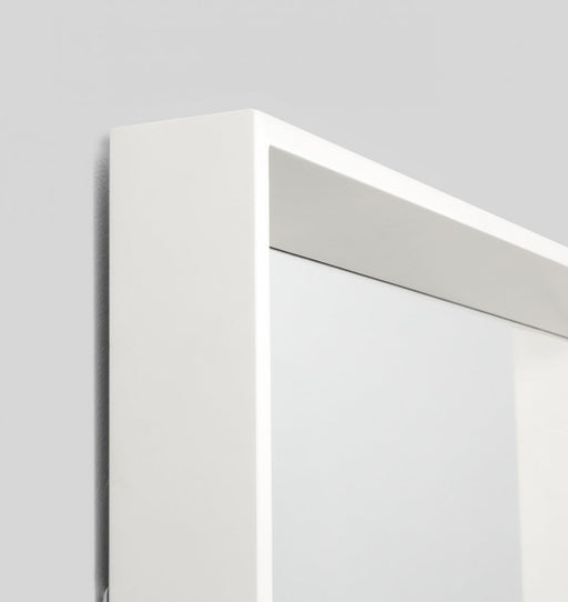 Austen Bright White Mirror | Detail | Print Decor Malvern