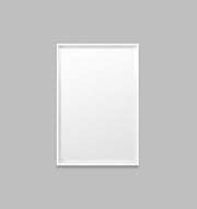 Austen Bright White Mirror | Print Decor Malvern